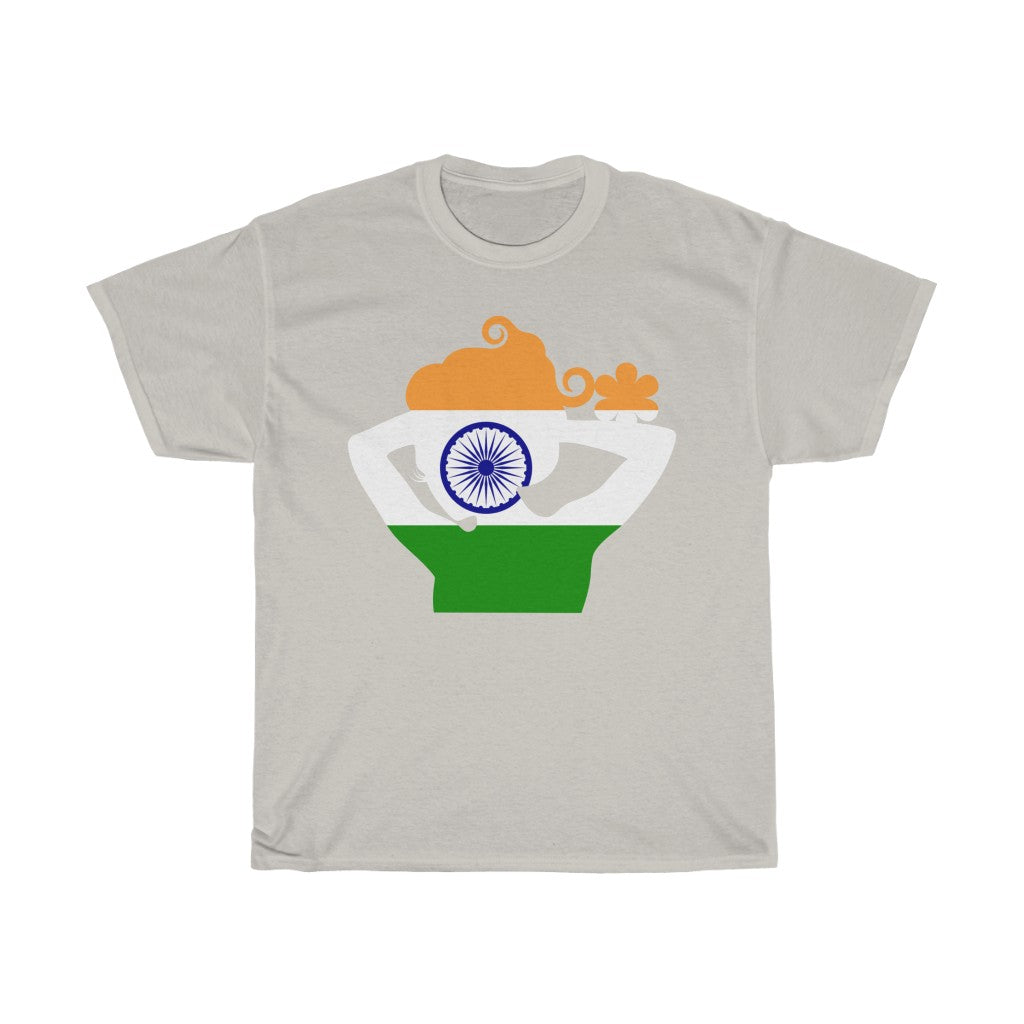India Lady Flag Standard Tee - Unisex
