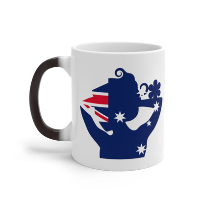 Australia Lady Color Changing Mug
