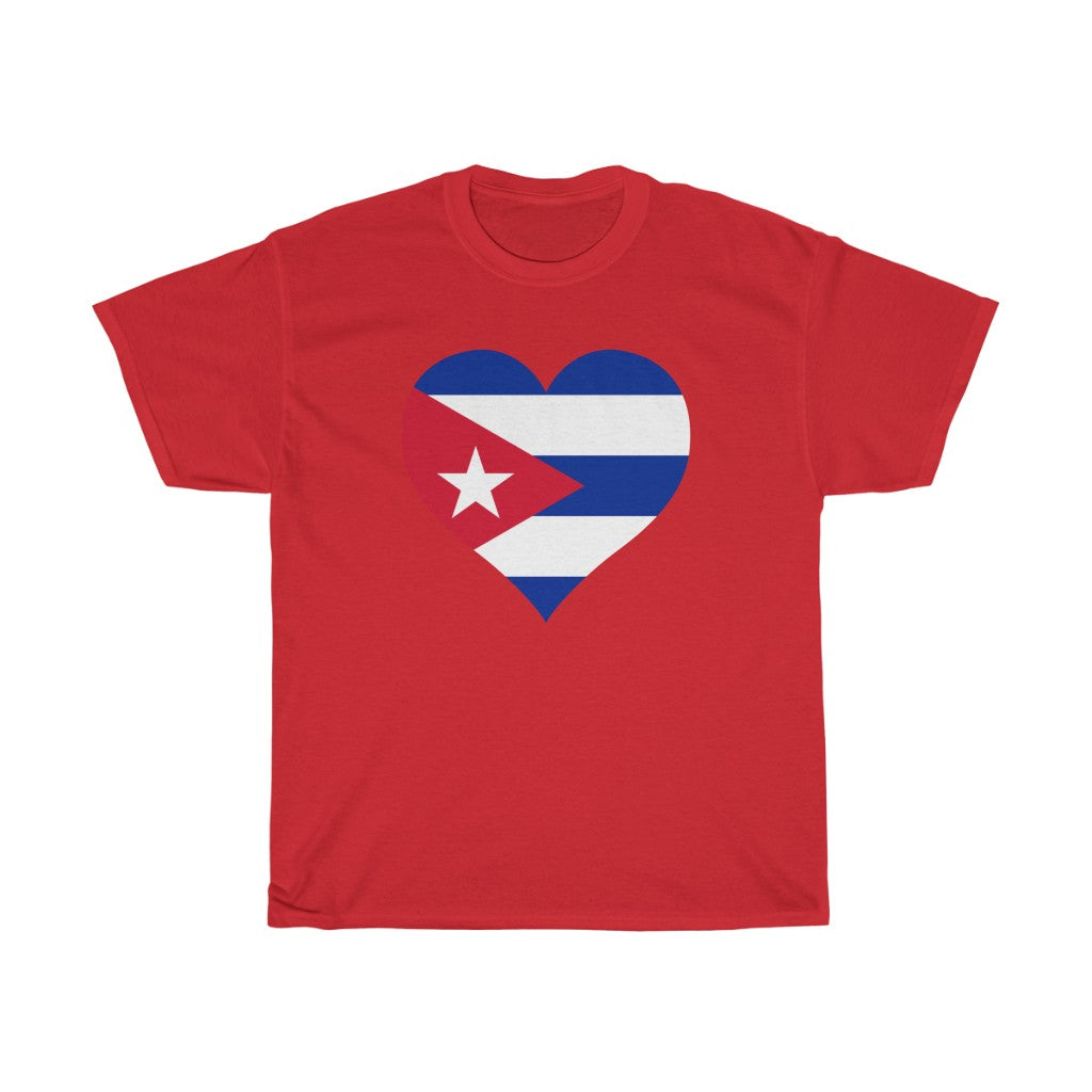 Cuba Heart Flag Standard Tee - Unisex