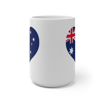 Australia Heart Color Changing Mug