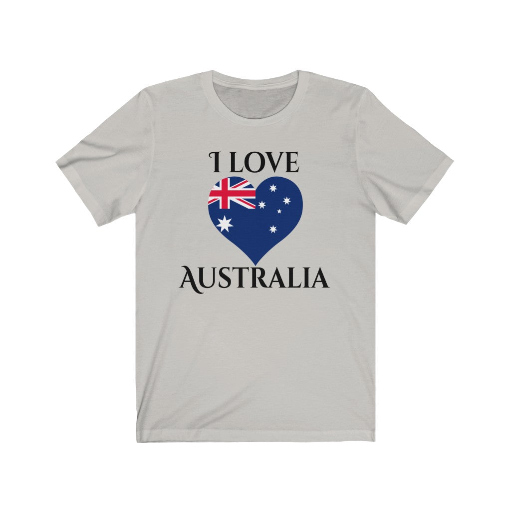 Australia Heart Flag Premium Tee 1 - Unisex