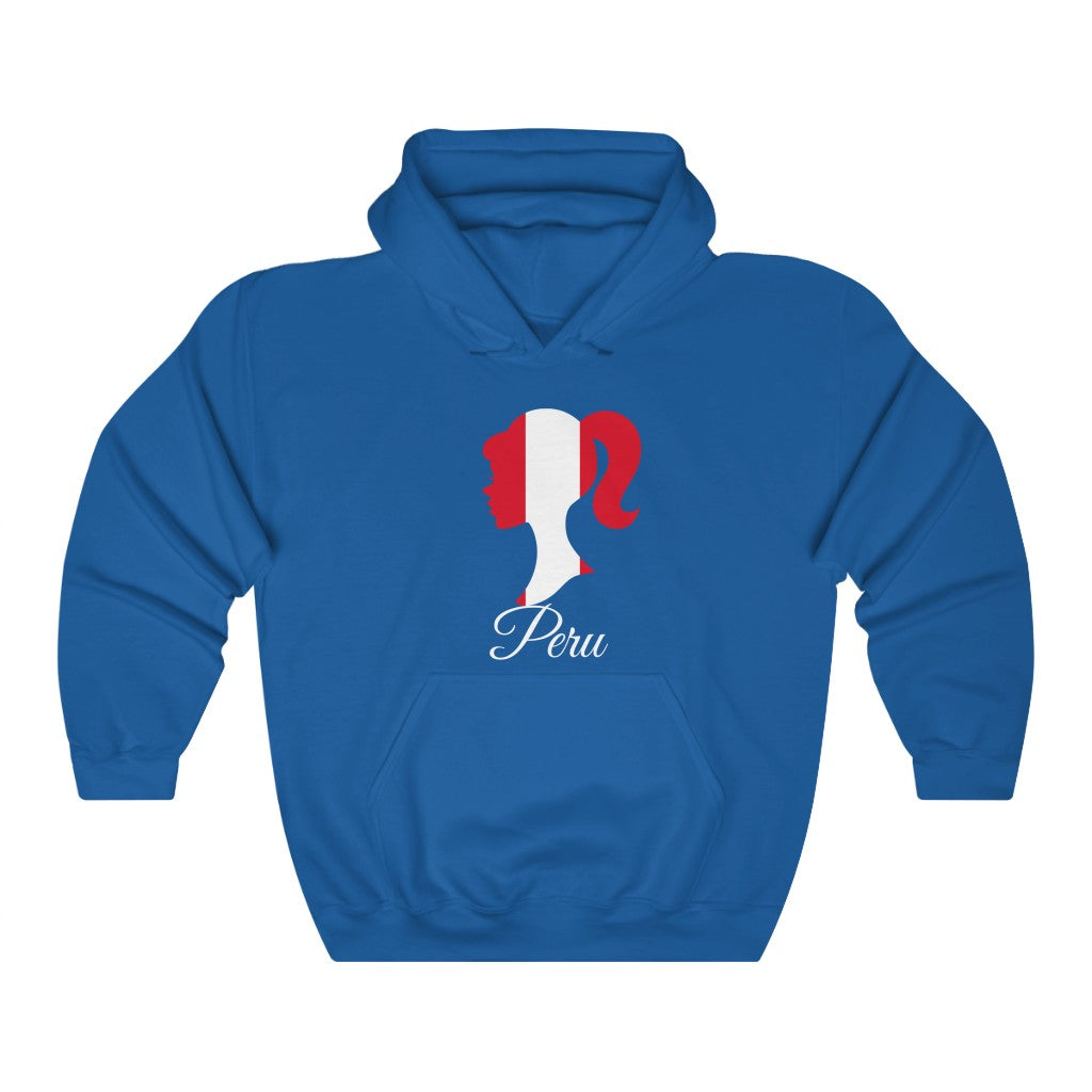 Peru Girl Flag Hoodie Sweatshirt 2 - Unisex
