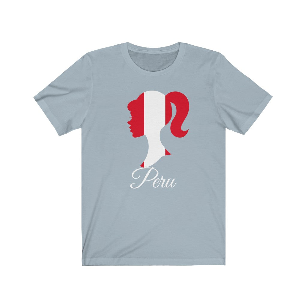 Peru Girl Flag Premium Tee 2 - Unisex