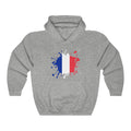 France Splat Flag Hoodie Sweatshirt - Unisex