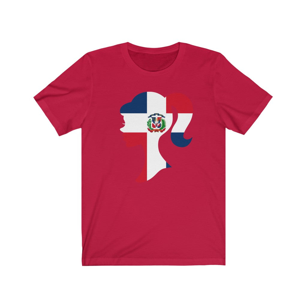 Dominican Republic Girl Flag Premium Tee - Unisex