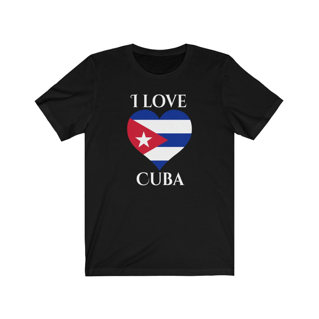 Cuba Heart Flag Premium Tee 2 - Unisex