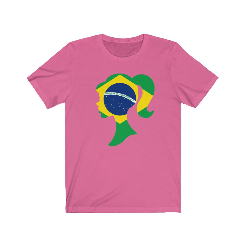 Brazil Girl Flag Premium Tee - Unisex