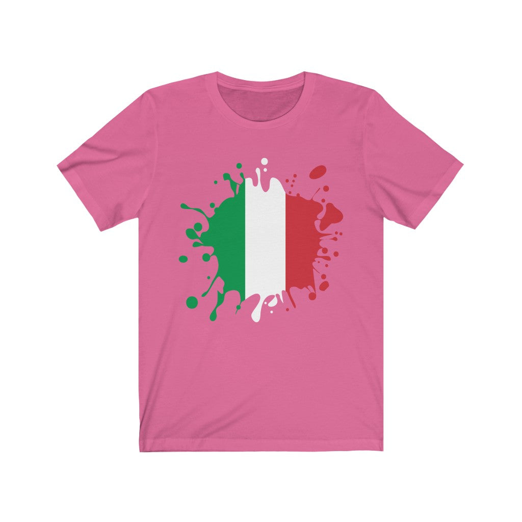Italy Splat Flag Premium Tee - Unisex