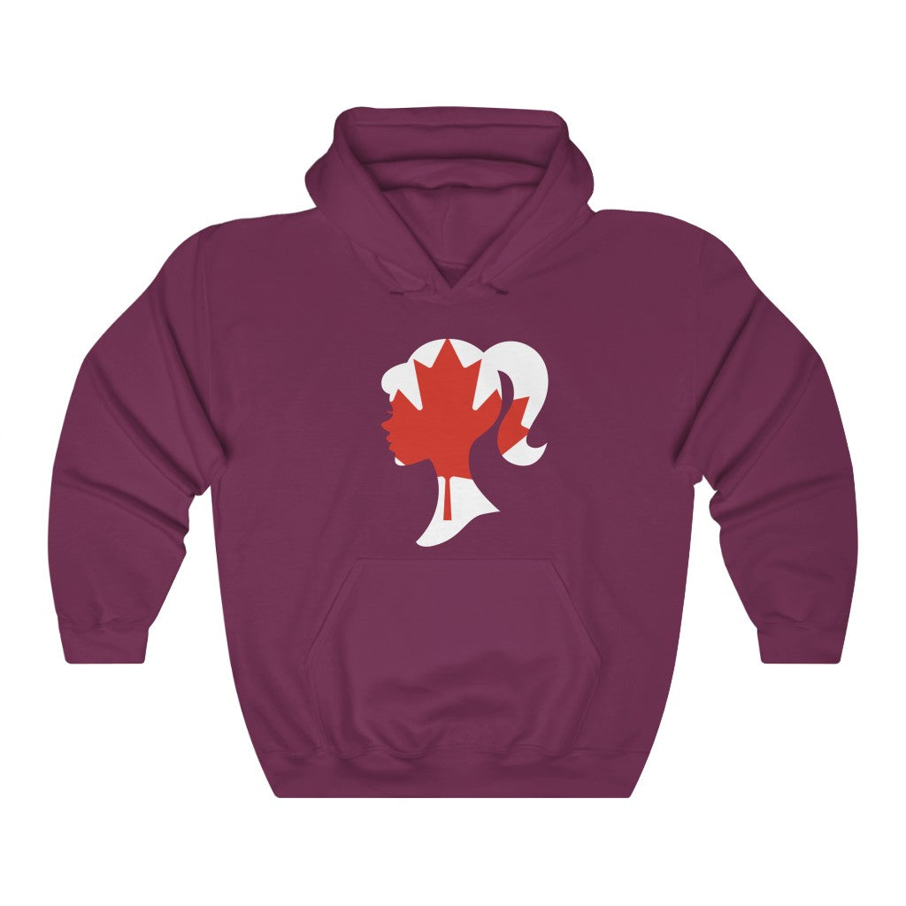 Canada Girl Flag Hoodie Sweatshirt - Unisex