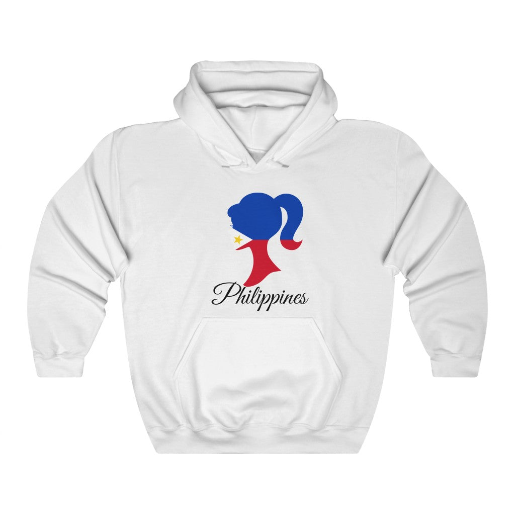 Philippines Girl Flag Hoodie Sweatshirt 1 - Unisex