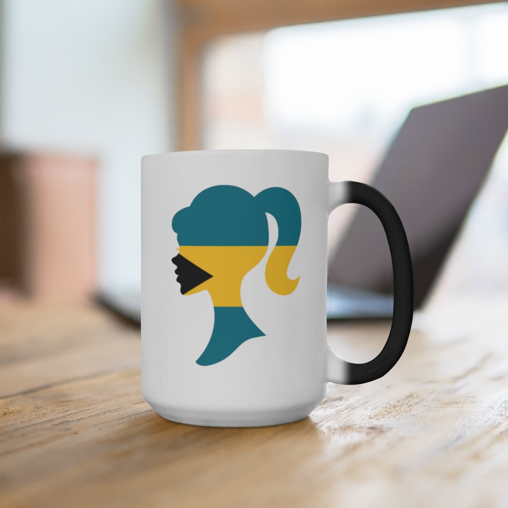 Bahamas Girl Color Changing Mug