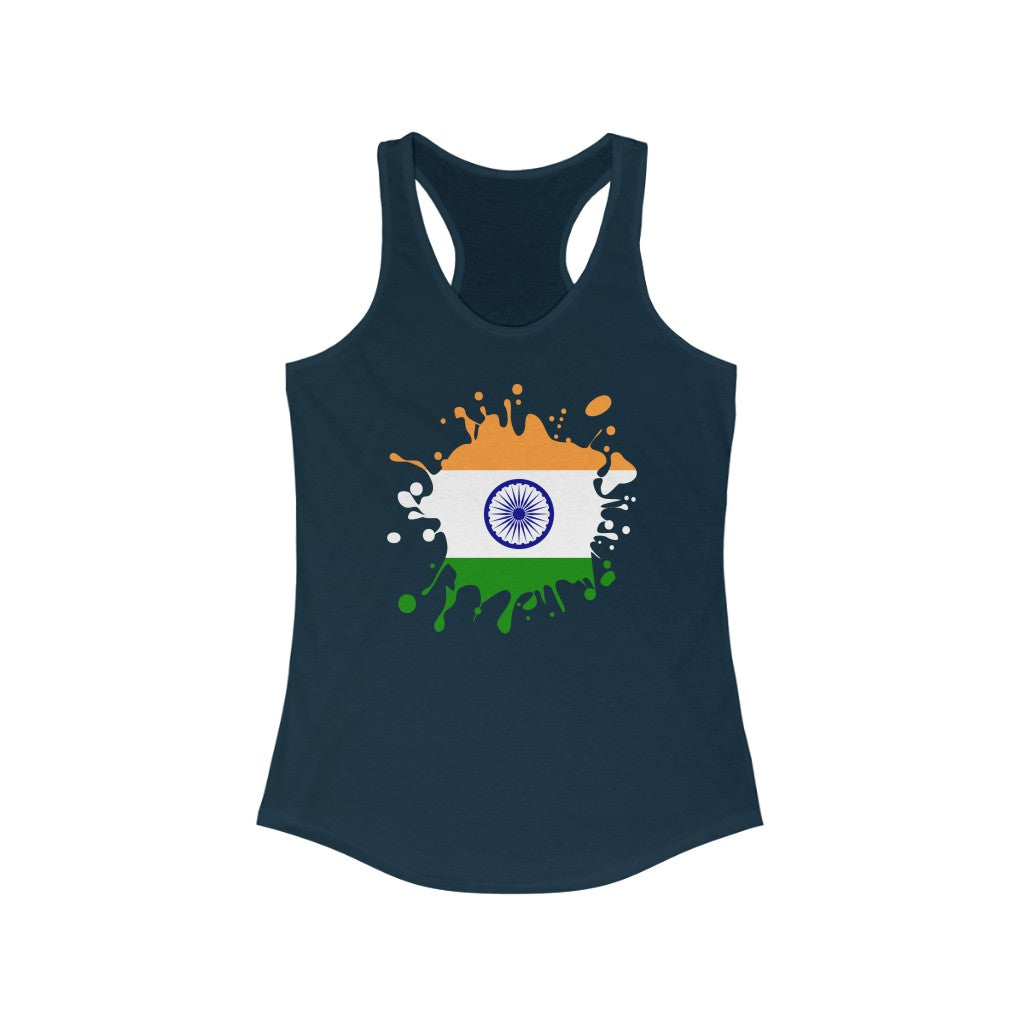India Splat Flag Tank - Women