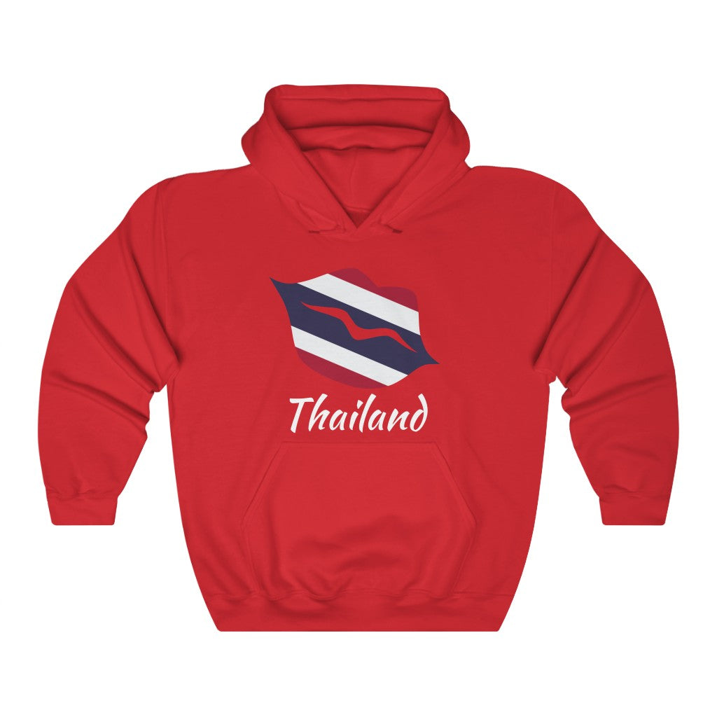 Thailand Lips Flag Hoodie Sweatshirt 2 - Unisex