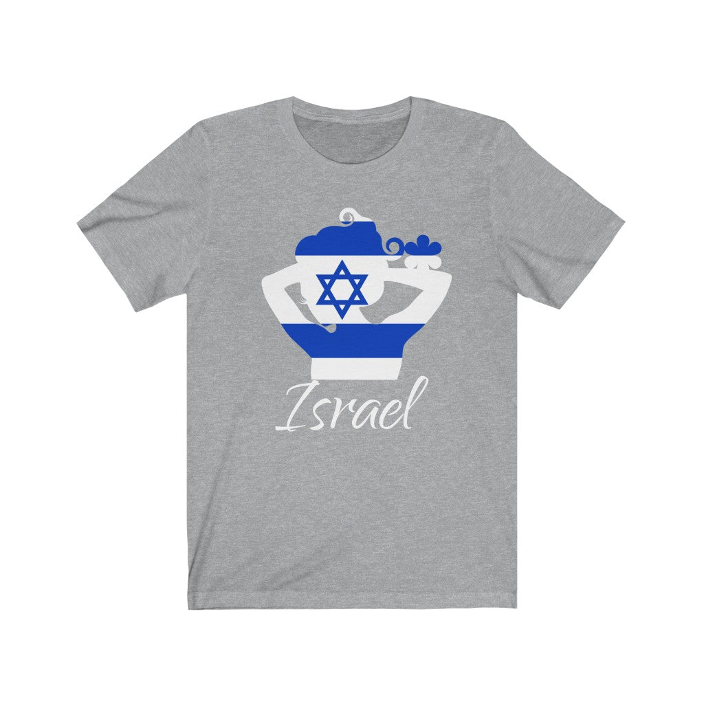 Israel Lady Flag Premium Tee 2 - Unisex