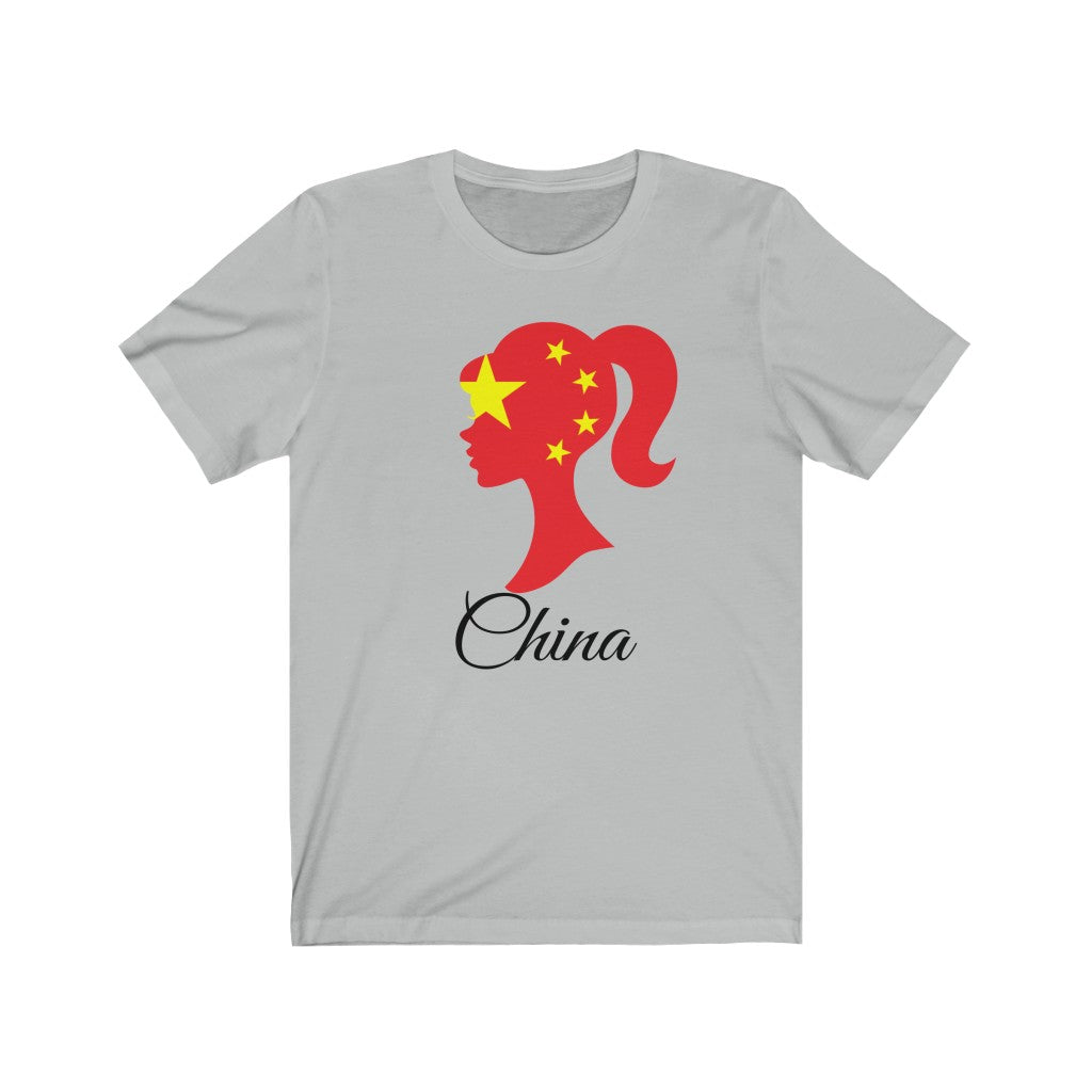 China Girl Flag Premium Tee 1 - Unisex
