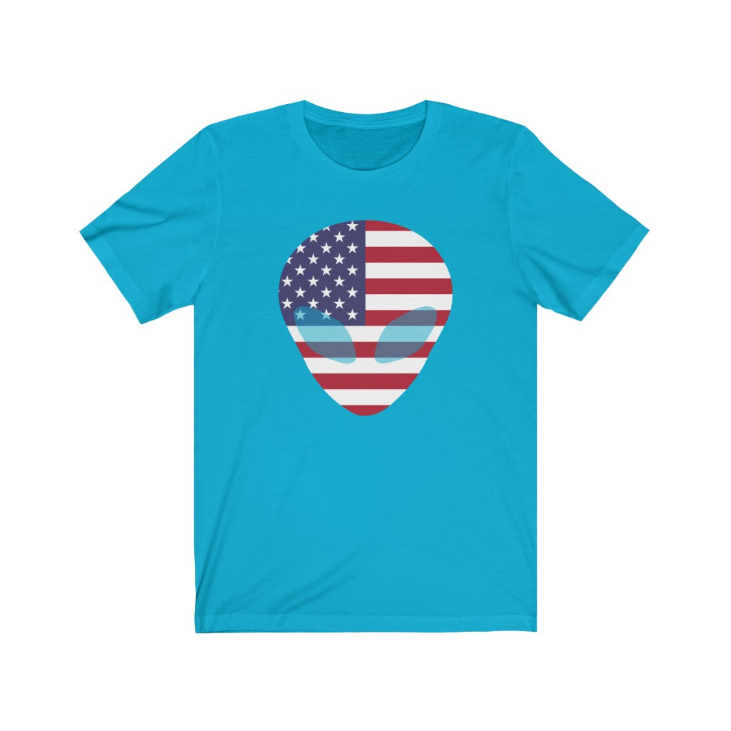 United States of America Alien Flag Premium Tee - Unisex