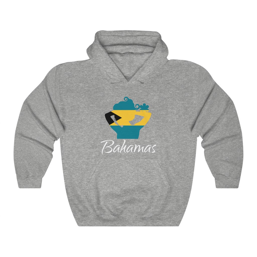 Bahamas Lady Flag Hoodie Sweatshirt 2 - Unisex