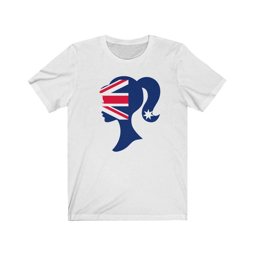 Australia Girl Flag Premium Tee - Unisex