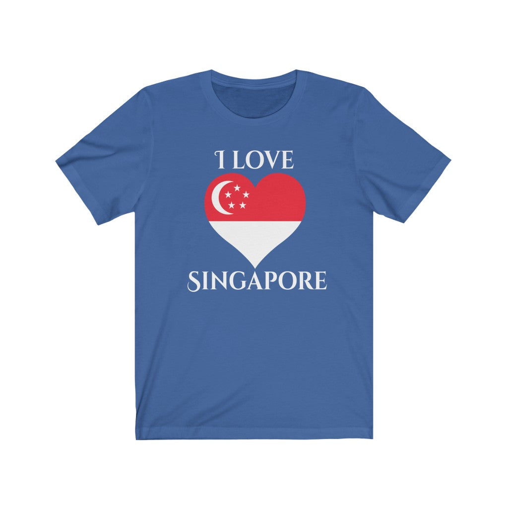 Singapore Heart Flag Premium Tee 2 - Unisex