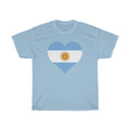Argentina Heart Flag Standard Tee - Unisex