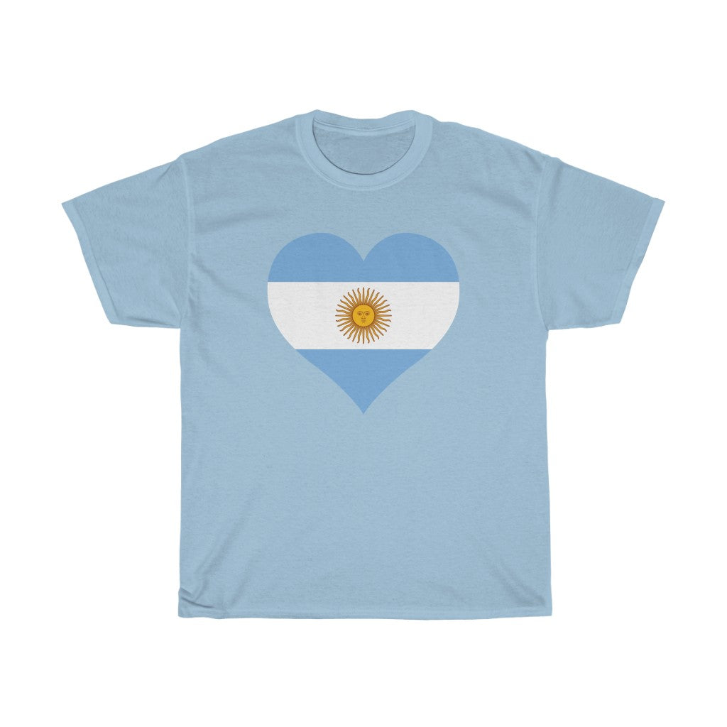Argentina Heart Flag Standard Tee - Unisex