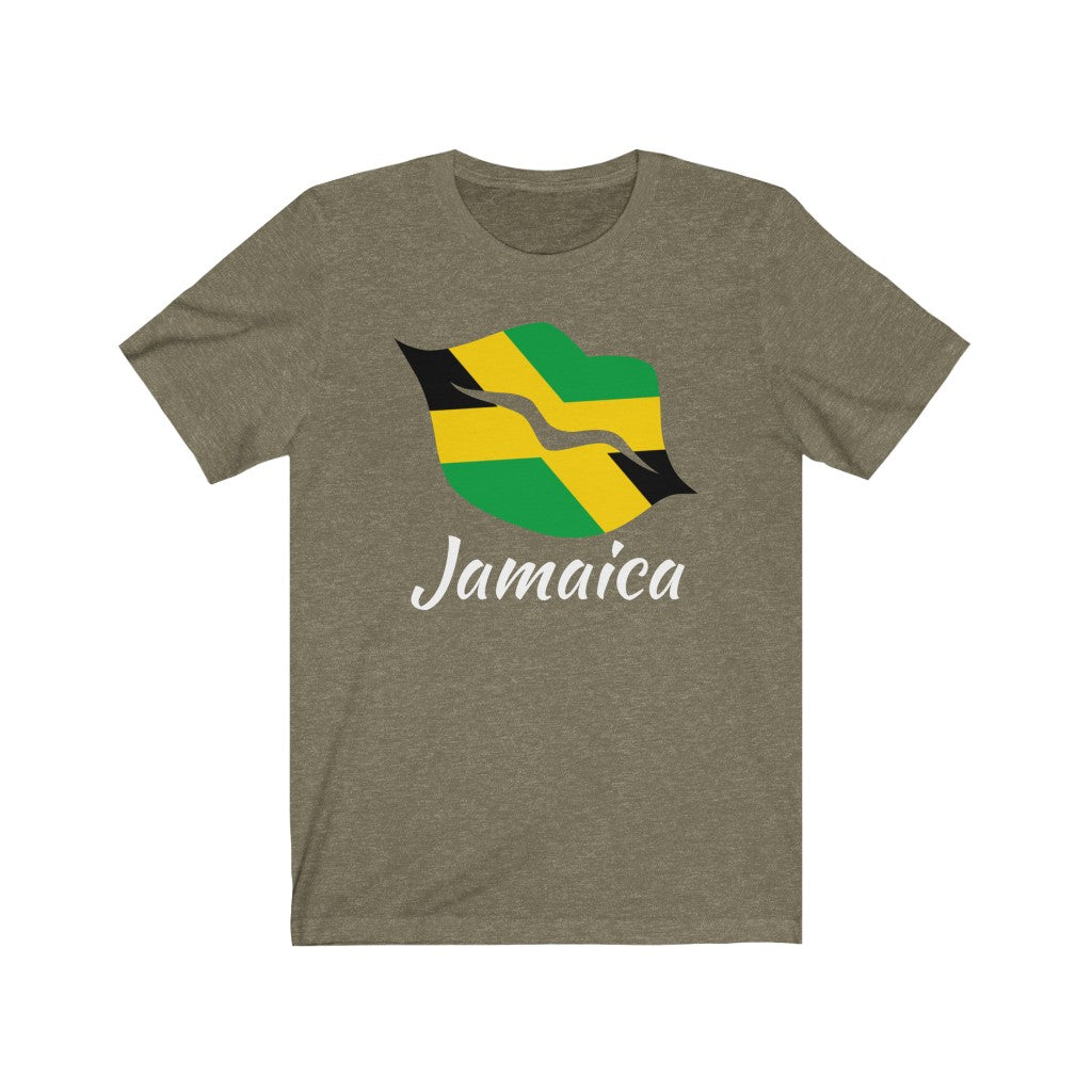 Jamaica Lips Flag Premium Tee 2 - Unisex