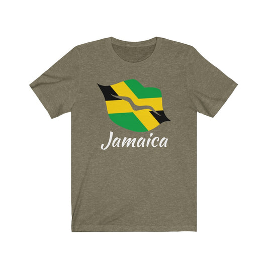 Jamaica Lips Flag Premium Tee 2 - Unisex