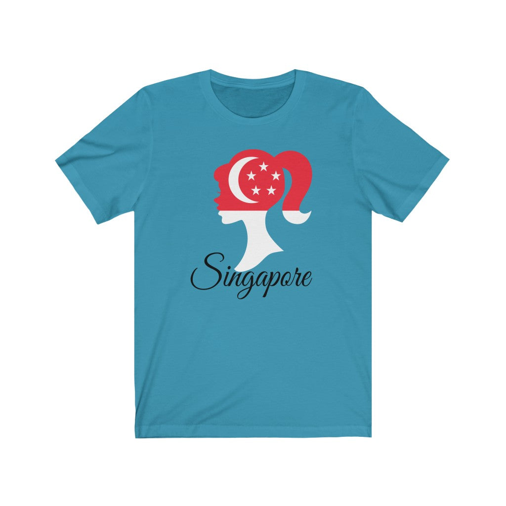 Singapore Girl Flag Premium Tee 1 - Unisex