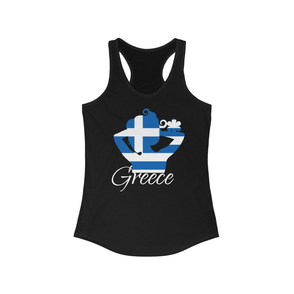 Greece Lady Flag Tank 2 - Women