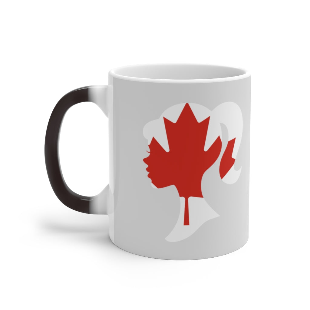 Canada Girl Color Changing Mug
