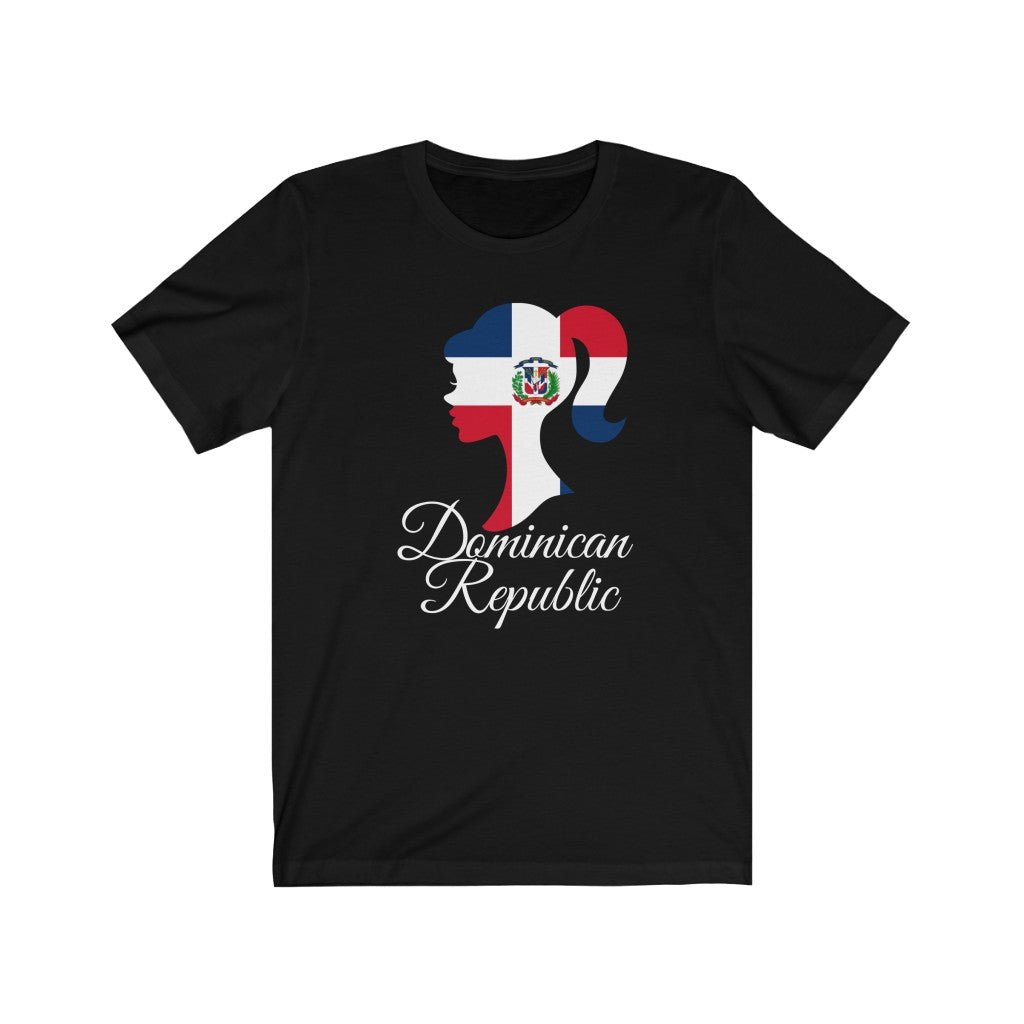 Dominican Republic Girl Flag Premium Tee 2 - Unisex