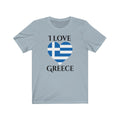 Greece Heart Flag Premium Tee 1 - Unisex