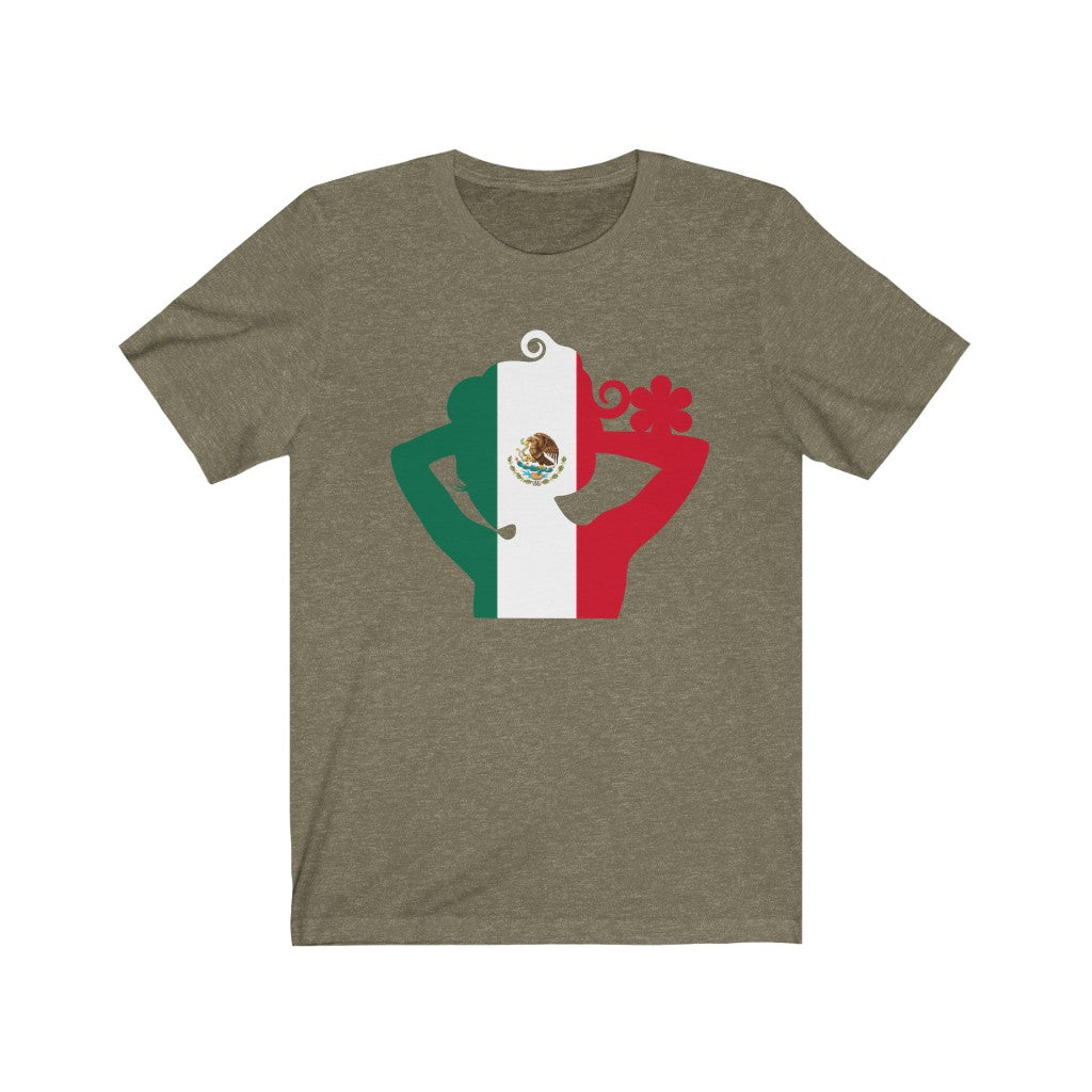 Mexico Lady Flag Premium Tee - Unisex