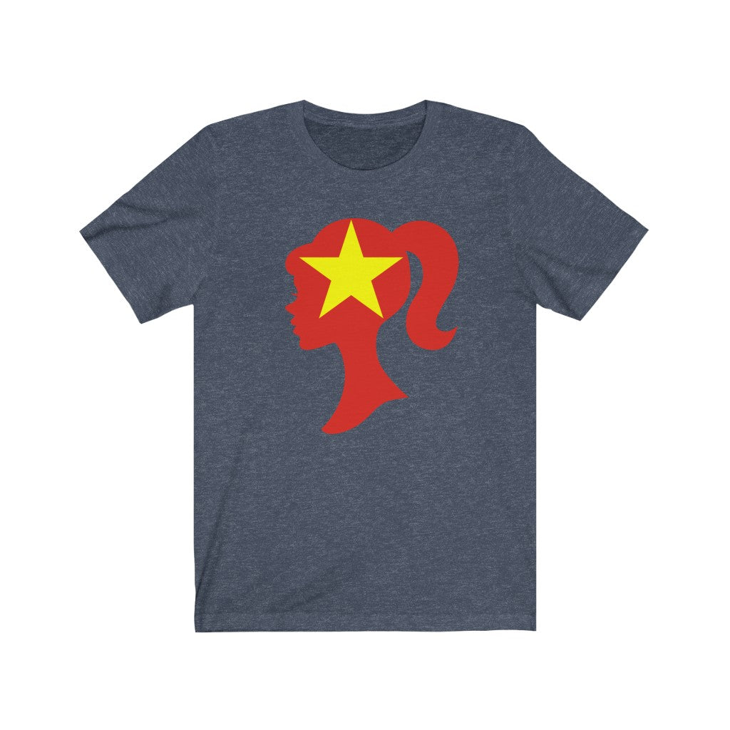 Vietnam Girl Flag Premium Tee - Unisex