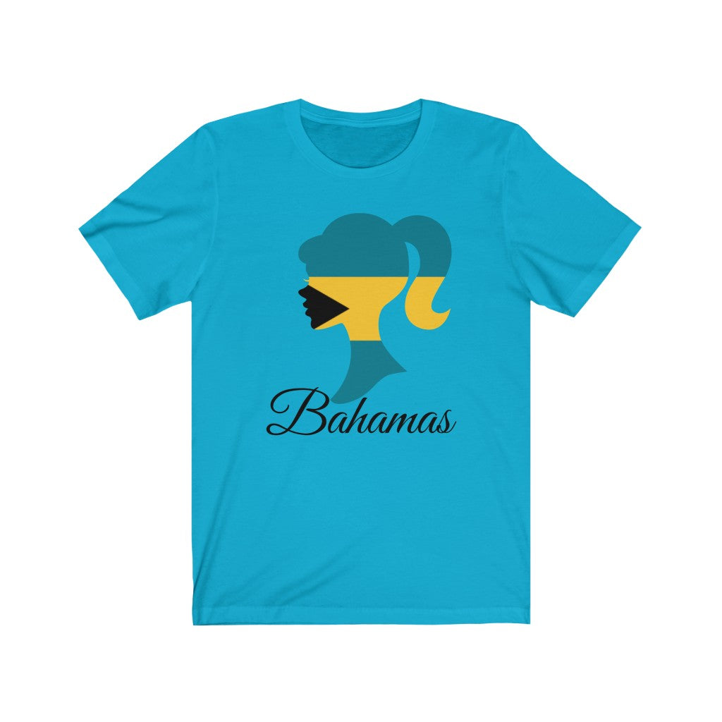 Bahamas Girl Flag Premium Tee 1 - Unisex