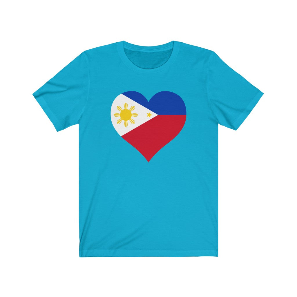 Philippines Heart Flag Premium Tee - Unisex