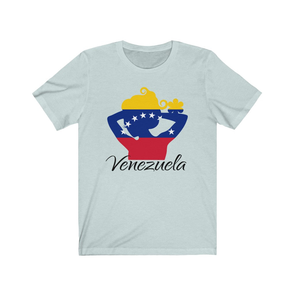 Venezuela Lady Flag Premium Tee 1 - Unisex