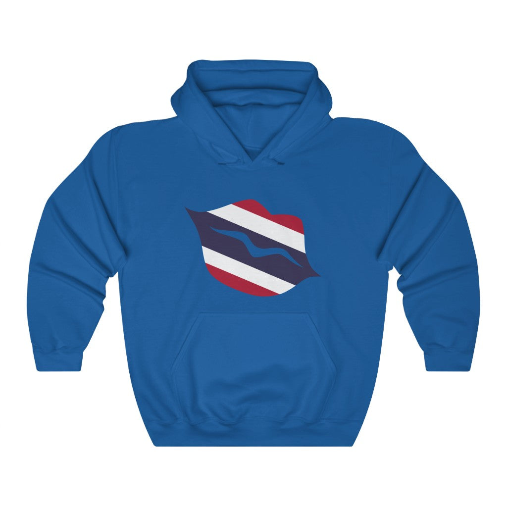 Thailand Lips Flag Hoodie Sweatshirt - Unisex