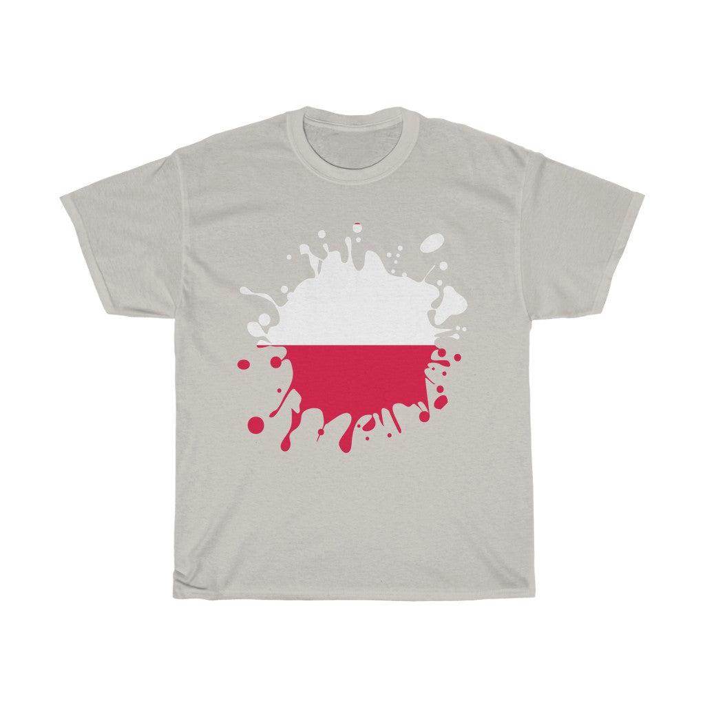 Poland Splat Flag Standard Tee - Unisex