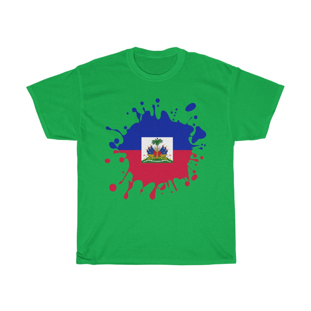 Haiti Splat Flag Standard Tee - Unisex