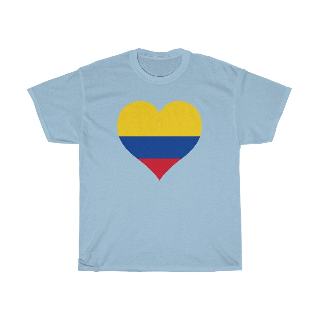 Colombia Heart Flag Standard Tee - Unisex