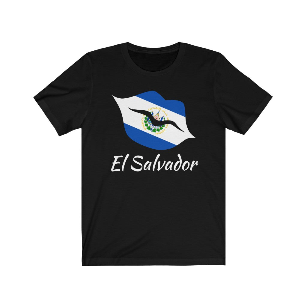 El Salvador Lips Flag Premium Tee 2 - Unisex
