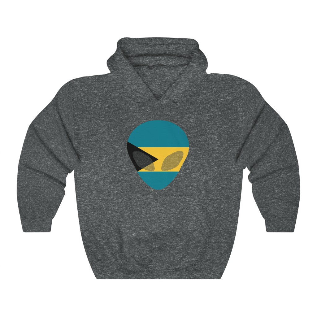 Bahamas Alien Flag Hoodie Sweatshirt - Unisex