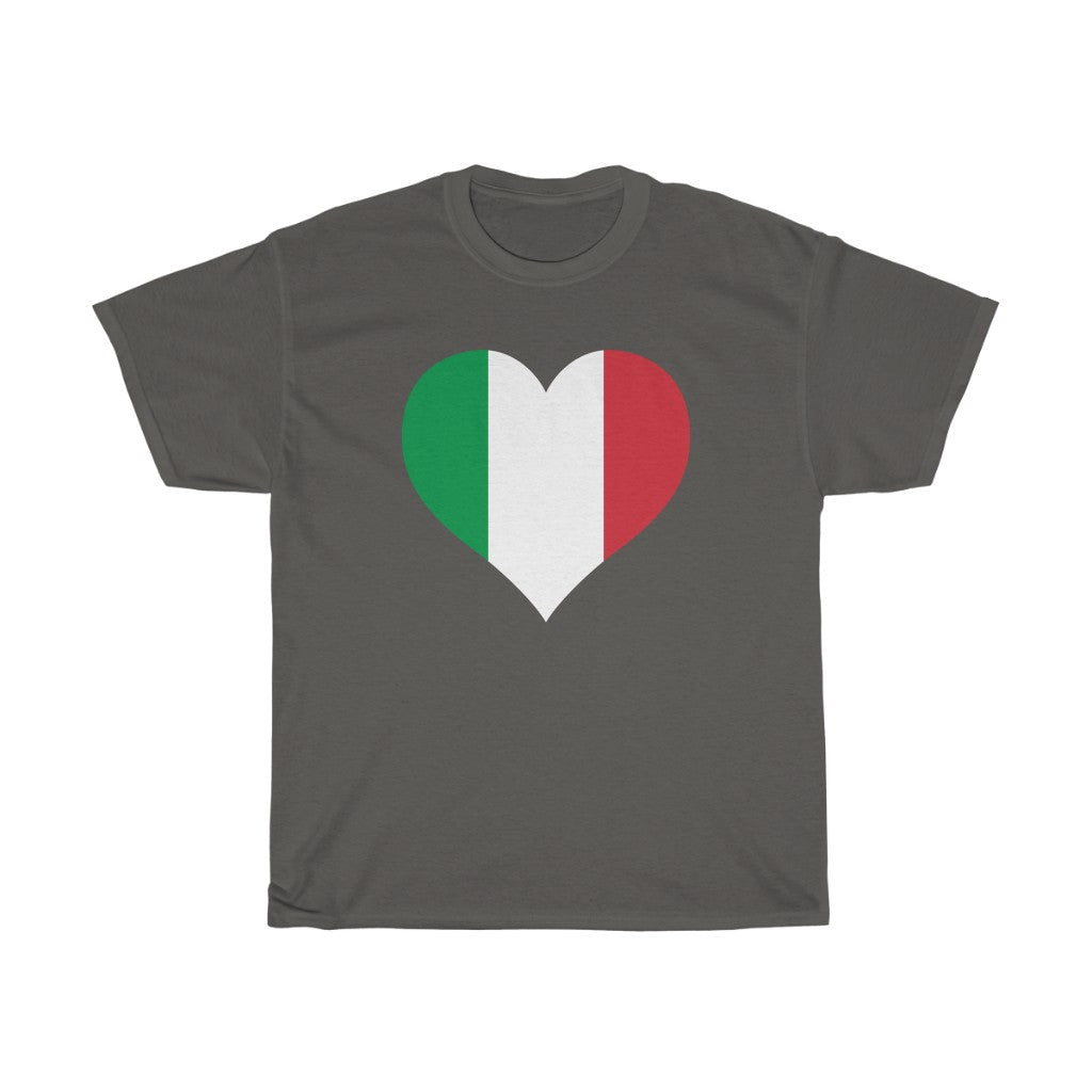 Italy Heart Flag Standard Tee - Unisex