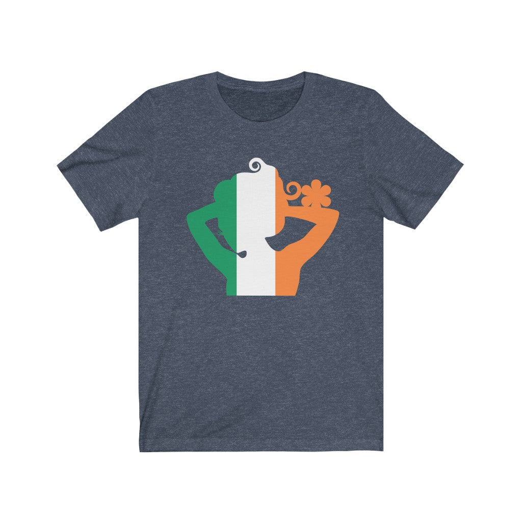 Ireland Lady Flag Premium Tee - Unisex