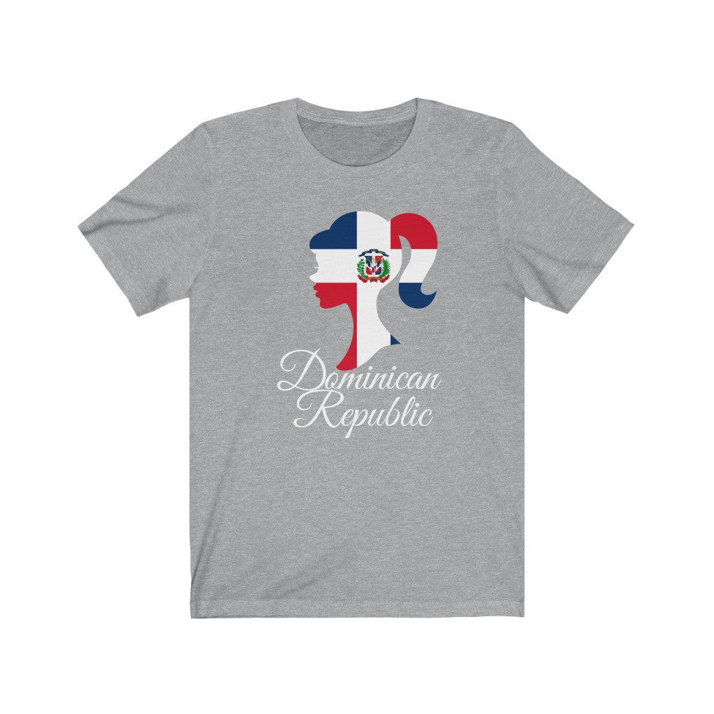 Dominican Republic Girl Flag Premium Tee 2 - Unisex