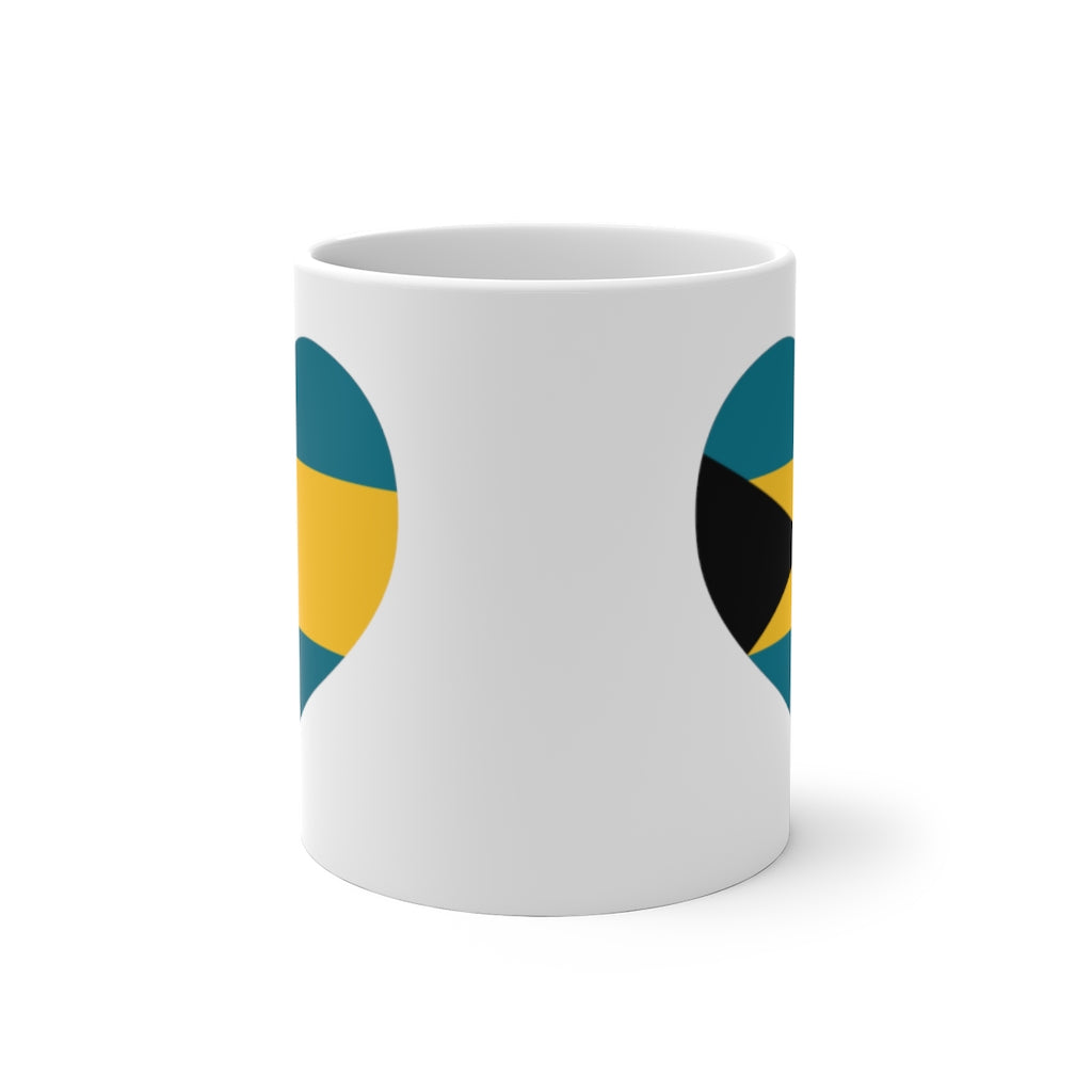 Bahamas Heart Color Changing Mug
