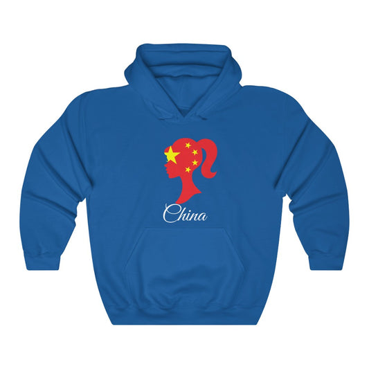 China Girl Flag Hoodie Sweatshirt 2 - Unisex