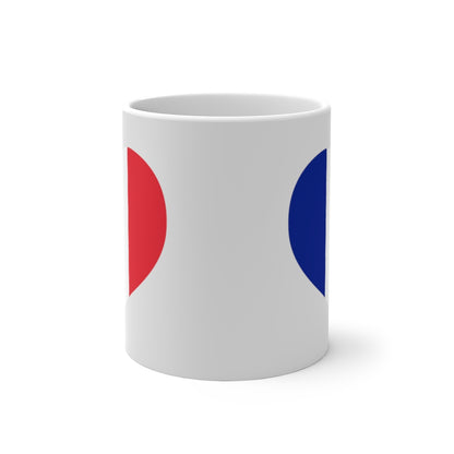France Heart Color Changing Mug