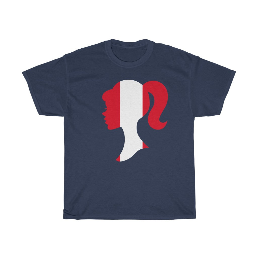 Peru Girl Flag Standard Tee - Unisex